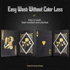 Cartes de jeu en plastique imperméables - Choix parfait pour une soirée de jeu en famille, les fêtes, Noël, Halloween et Thanksgiving