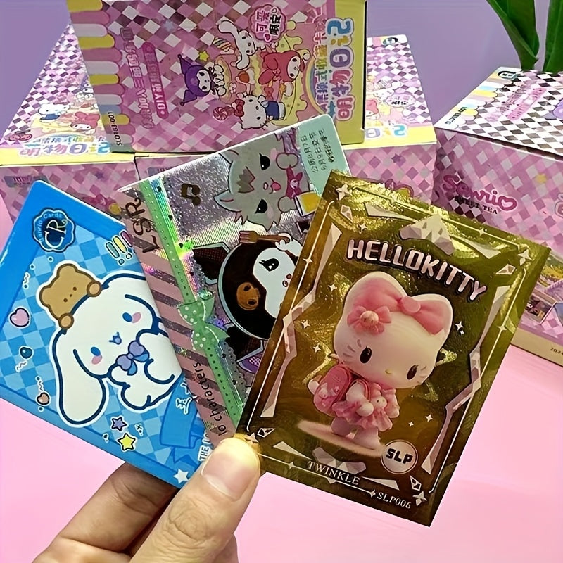 Sanrio Ensemble Complet de 30 Packs, Chaque Pack Contient Trois Cartes : Cartes Rares à Collectionner, Cartes Colorées, Cartes Hello Kitty, Cartes Melody. Idéal pour Anniversaires, Fêtes, Réunions, Noël, Halloween et Cadeaux de Thanksgiving