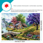 1000 pièces Puzzle avec des scènes artistiques, Décoration murale artistique pour les passionnés de bricolage, Parfait pour décorer les salons et les bureaux, Et un excellent cadeau pour Noël, Nouvel An et Pâques.