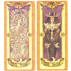 Jeu de Cartes Divers (56 cartes) - Magical Girl Sakuraguro Lang - Cartes d'Anniversaire 25e Anniversaire - Jeu Romantique - Tarot Artistique, Matériau Papier Premium, Jeu de Stratégie