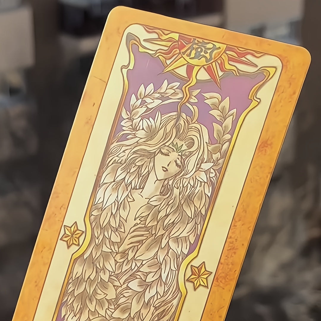 Jeu de Cartes Divers (56 cartes) - Magical Girl Sakuraguro Lang - Cartes d'Anniversaire 25e Anniversaire - Jeu Romantique - Tarot Artistique, Matériau Papier Premium, Jeu de Stratégie