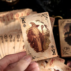 55pcs\u002Fboîte Cartes de Poker Exquises Style Magique Rétro Sombre Mystérieux, Jeu de Cartes Multijoueur, Relaxation, Divertissement, Utilisation de Fête, Décoration de Scrapbook