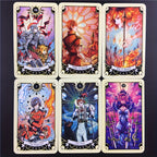 Cartes de tarot manga mystique, cartes de tarot, jeu de tarot, jouet révélateur de fortune, cadeau de jeu