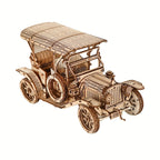 Kit de voiture et camion en bois pour puzzle stéréo 3D - Puzzle en bois 3D pour adultes à construire - Kit de modèle mécanique en bois pour adultes