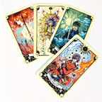 Cartes de tarot manga mystique, cartes de tarot, jeu de tarot, jouet révélateur de fortune, cadeau de jeu