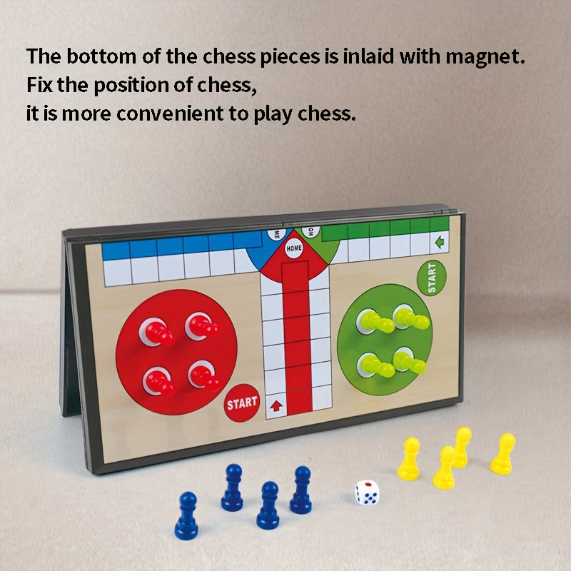 Jeu d'échecs magnétique volant - Plateau familial interactif pour soirées entre amis - Améliore la pensée logique - Idéal pour anniversaires, Noël et cadeaux de remerciement