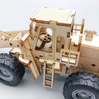Puzzle 3D en Bois pour Adultes - Kit de Construction Bulldozer, Modèle à Assembler - Casse-Tête - Kit de Véhicule - Cadeau Original pour Anniversaire\u002FPâques\u002FNoël, Créez votre Collection