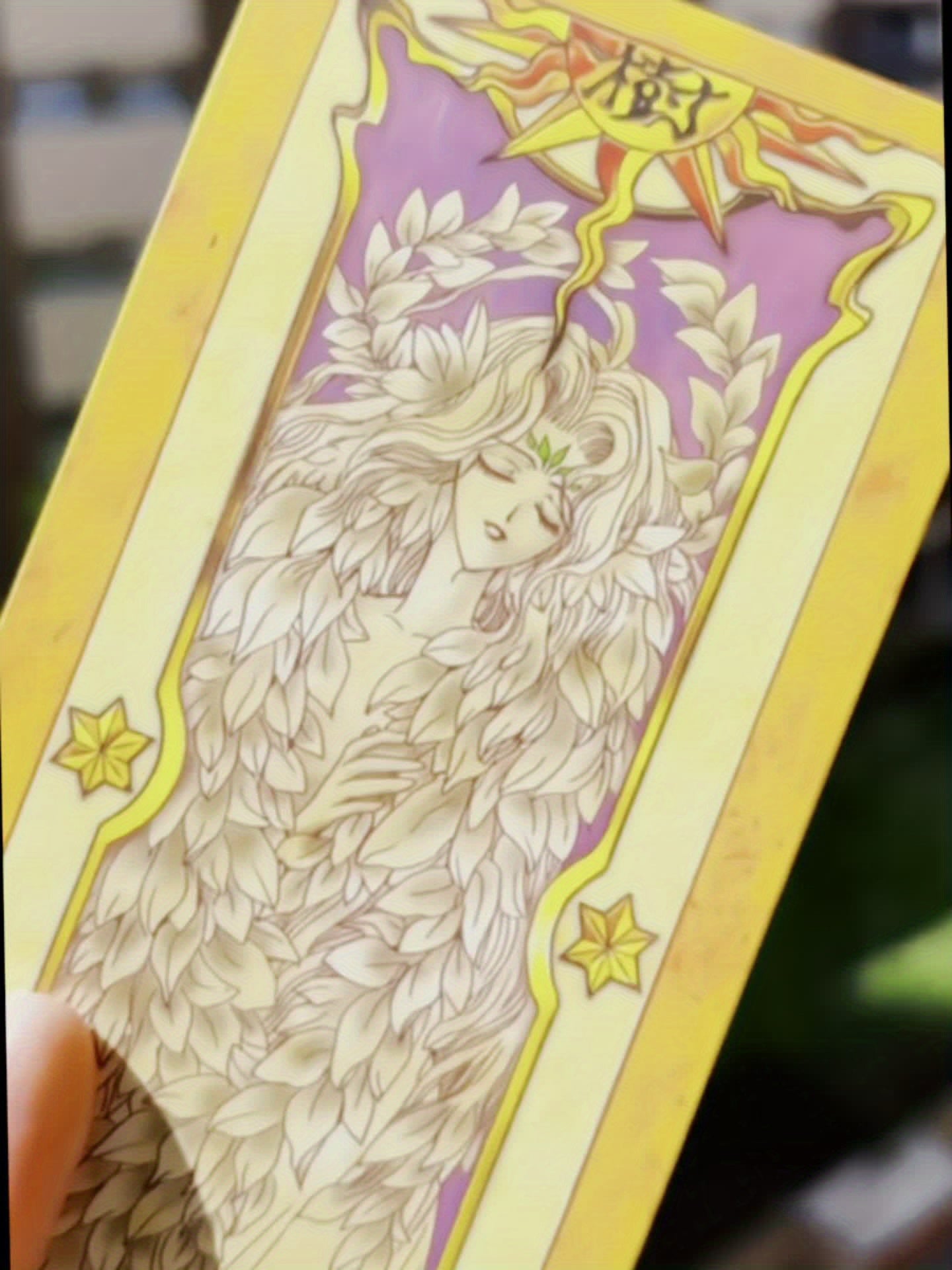 Jeu de Cartes Divers (56 cartes) - Magical Girl Sakuraguro Lang - Cartes d'Anniversaire 25e Anniversaire - Jeu Romantique - Tarot Artistique, Matériau Papier Premium, Jeu de Stratégie