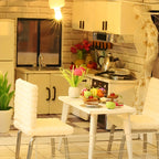 Kit de Construction Modèle Maison à Assembler DIY - Puzzle en Bois Tridimensionnel, Maison de Poupée Miniature Fait Main pour Adolescents, Décoration d'Intérieur Chambre, Cadeau d'Anniversaire, Noël, Halloween, Pâques et Saint-Valentin