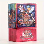 Cartes de Tarot Fantaisie KEPNOY Amour & Courage - Édition Standard de 78 Cartes pour Divination, Jeu de Fête et Prédiction de l'Avenir - Cadeau Idéal pour Halloween, Noël, Thanksgiving