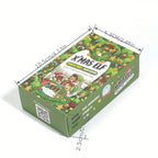 Tarot des Elfe de Noël Édition Verte - Taille Standard, Jeu de Cartes Stratégique pour le Plaisir de Noël, Herbe, Idéal pour Noël