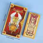 Prenez-le Maintenant ! Nouvelle Édition de Luxe de la Fille des Cartes Magiques Sakura - Transformation Sakura, Jeu de Rôle d'Anime avec les Cartes Trèfle Portables du Nouveau Magicien Sakura, Coffret Cadeau et Décoration à Collectionner