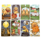 Jeux de société, cartes de tarot Labradorables avec un design de chien mignon, un jeu de 78 cartes Oracle Visions Divination Edition, jeux de société, cadeaux de Noël, cadeaux de nouvel an, jouets.