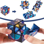 Cube Étoile Infini : Cadeau de Ramadan et Pâques, Jouet de Logique Spatiale 2-en-1 Fidget & Galaxie en 3D, Jeu d'Apprentissage STEM, Anti-Stress Fidget, Idée de Cadeau pour les Vacances, Casse-tête 3D & Fidget, Défi Cérébral, Cadeau pour Enfants & Adultes