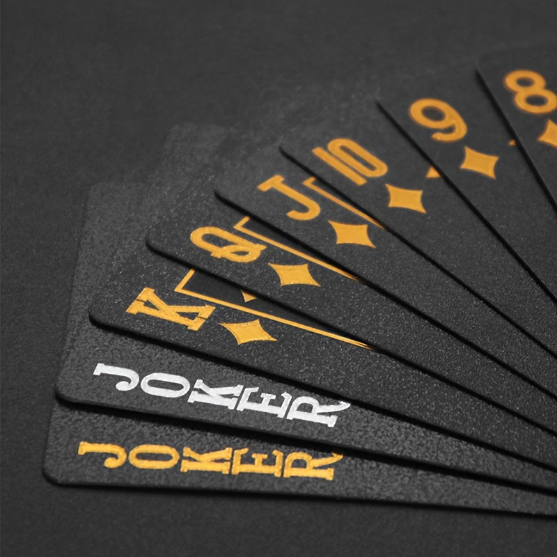 Cartes de jeu en plastique imperméables - Choix parfait pour une soirée de jeu en famille, les fêtes, Noël, Halloween et Thanksgiving