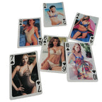 Jeu de 54 cartes à jouer sexy bikini - Idéal pour cadeaux entre amis, jeux de société, Texas Hold'em - Valeur collection et loisir - Emballage extérieur aléatoire, motifs variés