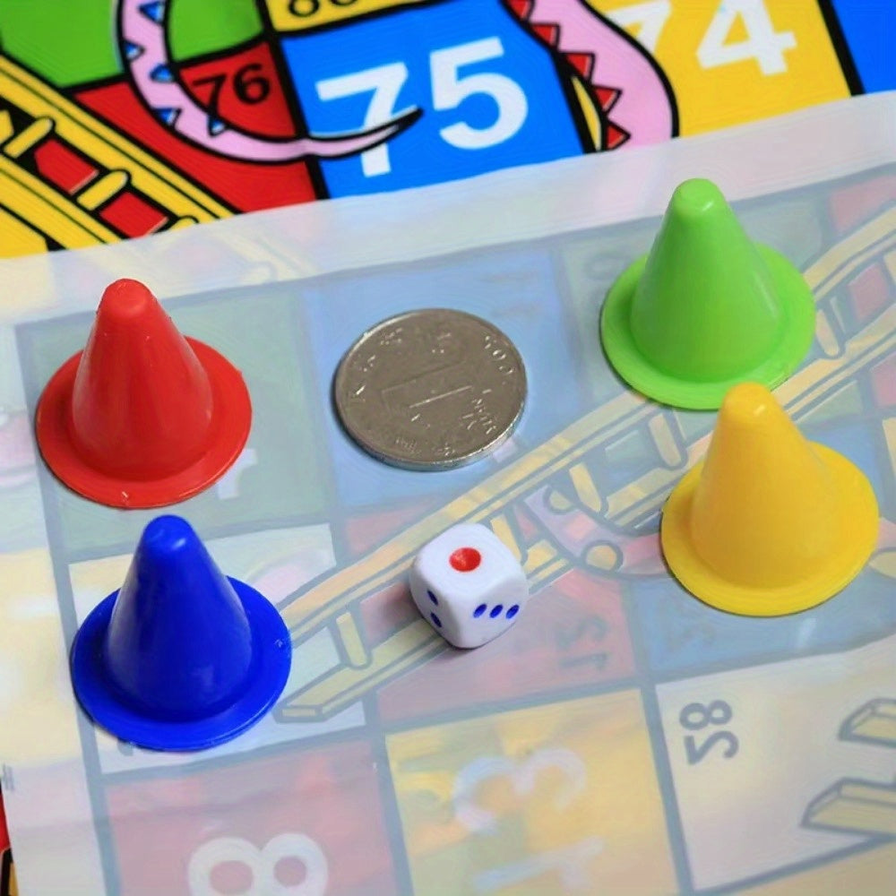 Jeu d'Échecs Volant Échelle Serpent Amusant en 3D pour Jeunes, Jeux de Fête Familiale et Cadeaux, Jouets Éducatifs Intellectuels