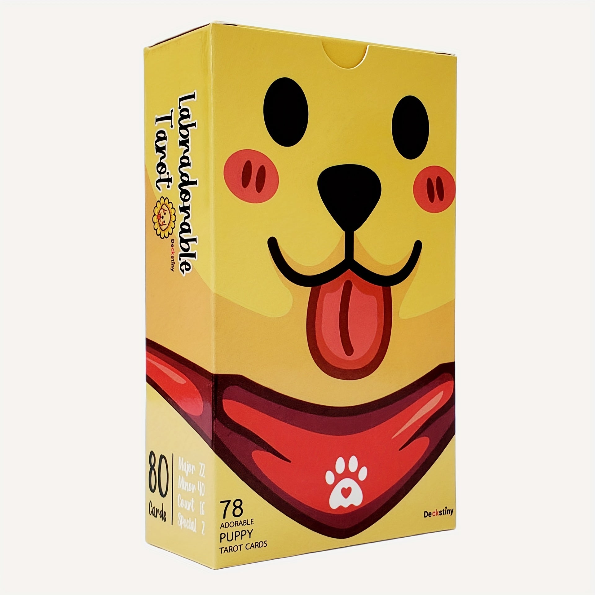 Jeux de société, cartes de tarot Labradorables avec un design de chien mignon, un jeu de 78 cartes Oracle Visions Divination Edition, jeux de société, cadeaux de Noël, cadeaux de nouvel an, jouets.