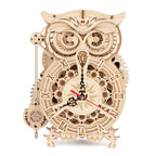 Puzzle en bois 3D - Kit de construction de modèle mécanique pour adultes - Puzzle horloge 161 pièces - Cadeau créatif pour la décoration de la maison - Parfait pour les puzzles à la maison, l'affichage au bureau et votre salon