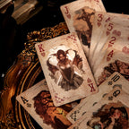 55pcs\u002Fboîte Cartes de Poker Exquises Style Magique Rétro Sombre Mystérieux, Jeu de Cartes Multijoueur, Relaxation, Divertissement, Utilisation de Fête, Décoration de Scrapbook