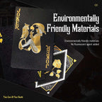 Cartes de jeu en plastique imperméables - Choix parfait pour une soirée de jeu en famille, les fêtes, Noël, Halloween et Thanksgiving