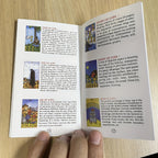 Cartes de divination de tarot pour débutants, feuille d'or en espagnol et en anglais, 4,72x2,76 pouces, avec guide en 2 langues, cartes de tarot