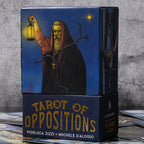 Tarot des Oppositions, jeu de cartes de fortune de taille standard à 78 cartes, jeu de société de divination pour Halloween, Thanksgiving, cadeau de Noël
