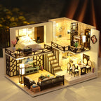 Yaxinju Puzzle de Construction de Modèle Micro en 3D, Jouet de Petite Chambre Cabane à Faire Soi-même, Artisanat en Bois, Saint-Valentin, Action de Grâce, Halloween, Noël, Cadeau d'Anniversaire, Idéal pour Noël, Parfait pour l'Action de Grâce