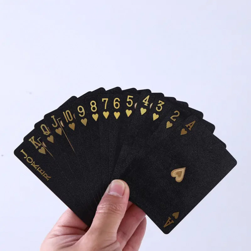 Cartes de jeu en plastique imperméables - Choix parfait pour une soirée de jeu en famille, les fêtes, Noël, Halloween et Thanksgiving