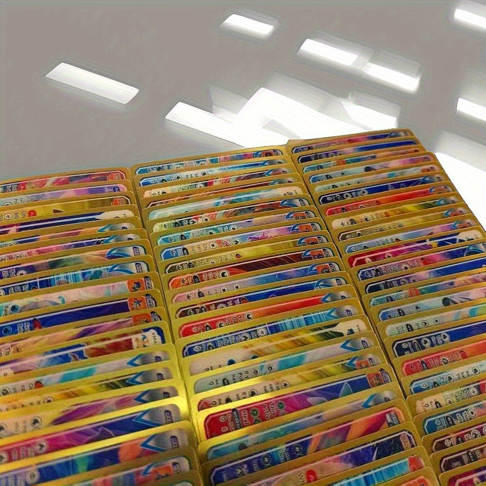 55 cartes de collection 3D colorées Anime Cartoon PVC, couleurs colorées, pour échange de cartes de collection d'anniversaire, de remise de diplôme, de Noël, d'Halloween, de cadeaux de Thanksgiving (boîte de motif coloré aléatoire envoyée)