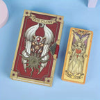 Prenez-le Maintenant ! Nouvelle Édition de Luxe de la Fille des Cartes Magiques Sakura - Transformation Sakura, Jeu de Rôle d'Anime avec les Cartes Trèfle Portables du Nouveau Magicien Sakura, Coffret Cadeau et Décoration à Collectionner