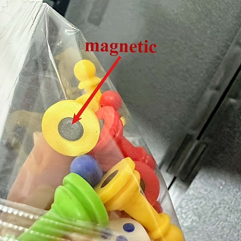 Ensemble de jeu de ludo d'échecs magnétique 9.84X9.84 pouces avec 16 pièces, 2 dés et un plateau \u002F Ludo quatre couleurs d'échecs FUN divertissement sport de fête de rassemblement famille amis événement portable pliable