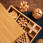 Une phrase avec 6 composants : Château Kongming, Château Luban, un ensemble complet avec un kit de solution intellectuelle, cadeau de puzzle en bois.