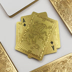 1 Jeu de cartes à jouer en PVC Golden Dragon, jeu de poker durci durable, jeu universel pour la Saint-Valentin, Thanksgiving, Noël, Halloween, fêtes du Nouvel An