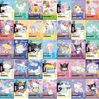 1 Boîte (32 Paquets) de Cartes Série Sanrio - Hello Kitty, My Melody, Kuromi & Plus - Collection de Cartes à Échanger Premium pour Collecteurs et Cadeaux, Petits Présents Idéaux