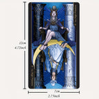 Tarot des Oppositions, jeu de cartes de fortune de taille standard à 78 cartes, jeu de société de divination pour Halloween, Thanksgiving, cadeau de Noël