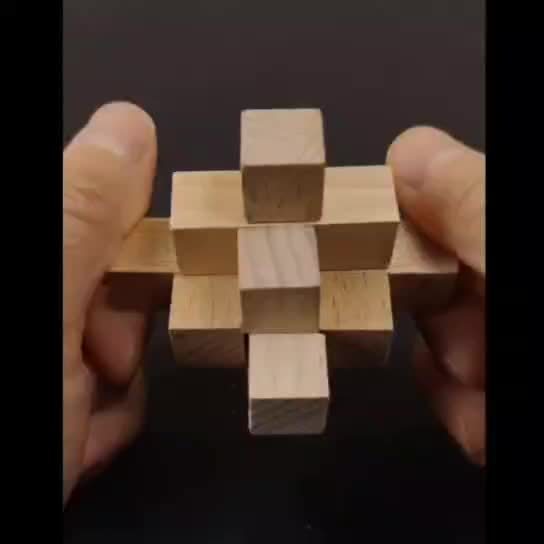 Une phrase avec 6 composants : Château Kongming, Château Luban, un ensemble complet avec un kit de solution intellectuelle, cadeau de puzzle en bois.