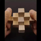 Une phrase avec 6 composants : Château Kongming, Château Luban, un ensemble complet avec un kit de solution intellectuelle, cadeau de puzzle en bois.