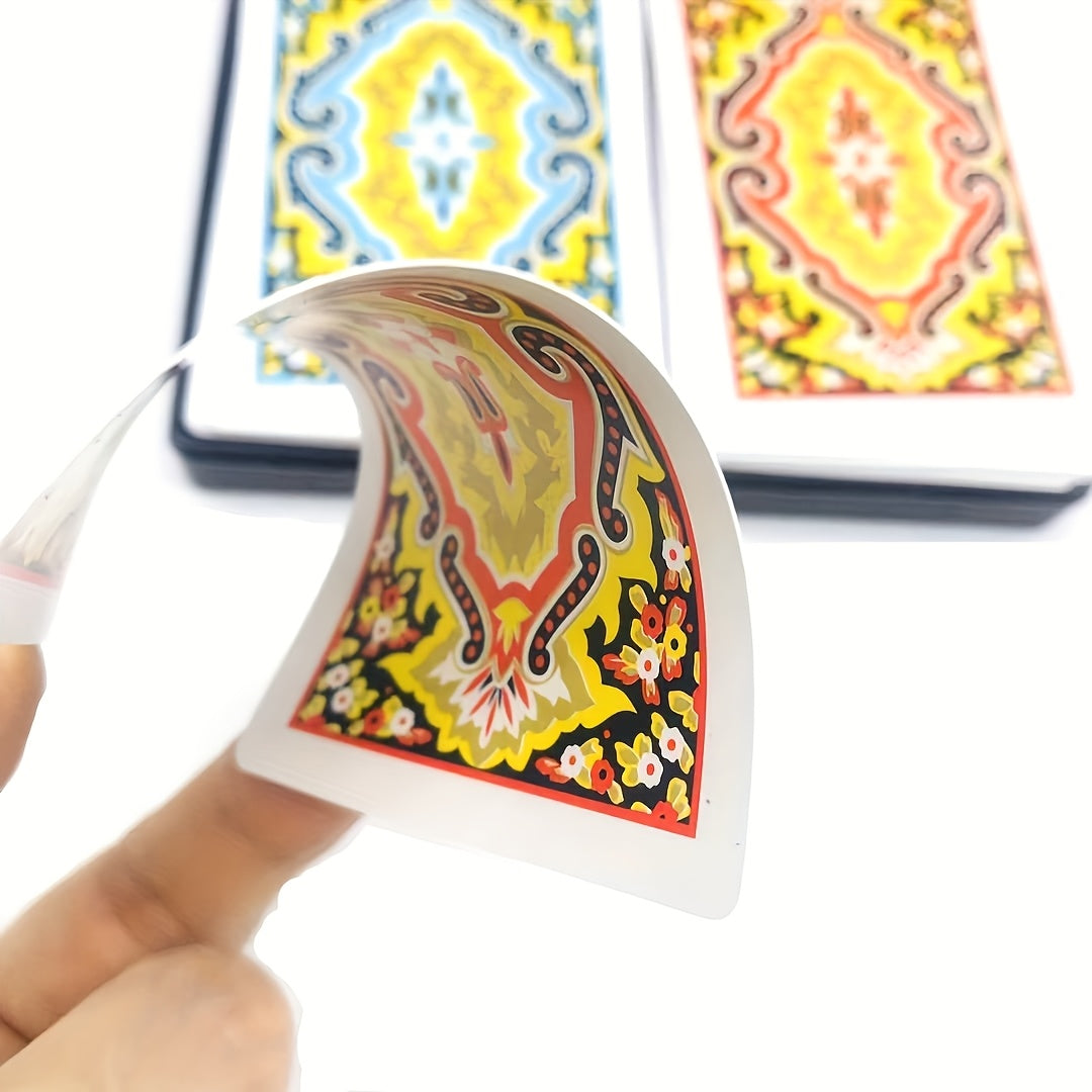 2 Decks BGC Cartes à jouer imperméables, PVC haute densité, Qualité supérieure, Jeu pour adultes, Matériau plastique, Boîte conteneur - Idéal pour les jeux de cartes et les collectionneurs