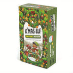 Tarot des Elfe de Noël Édition Verte - Taille Standard, Jeu de Cartes Stratégique pour le Plaisir de Noël, Herbe, Idéal pour Noël
