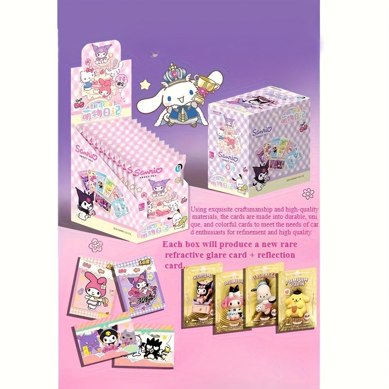 Sanrio Ensemble Complet de 30 Packs, Chaque Pack Contient Trois Cartes : Cartes Rares à Collectionner, Cartes Colorées, Cartes Hello Kitty, Cartes Melody. Idéal pour Anniversaires, Fêtes, Réunions, Noël, Halloween et Cadeaux de Thanksgiving
